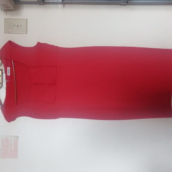 Calvin Klein Red Dress Size 12 - Picture 1 of 3